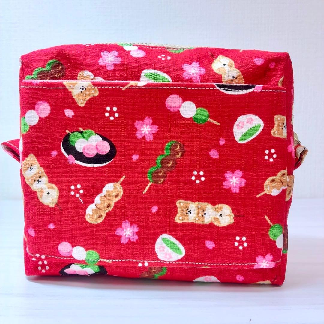 ★JJ⑤★ ハンドメイドポーチ2種 和柄 桜 P215