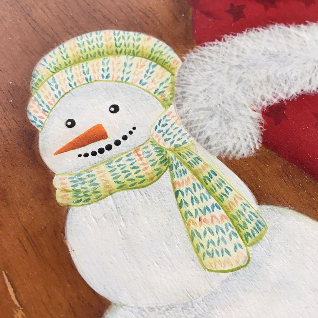 トールペイント作品　クリスマスプレート
