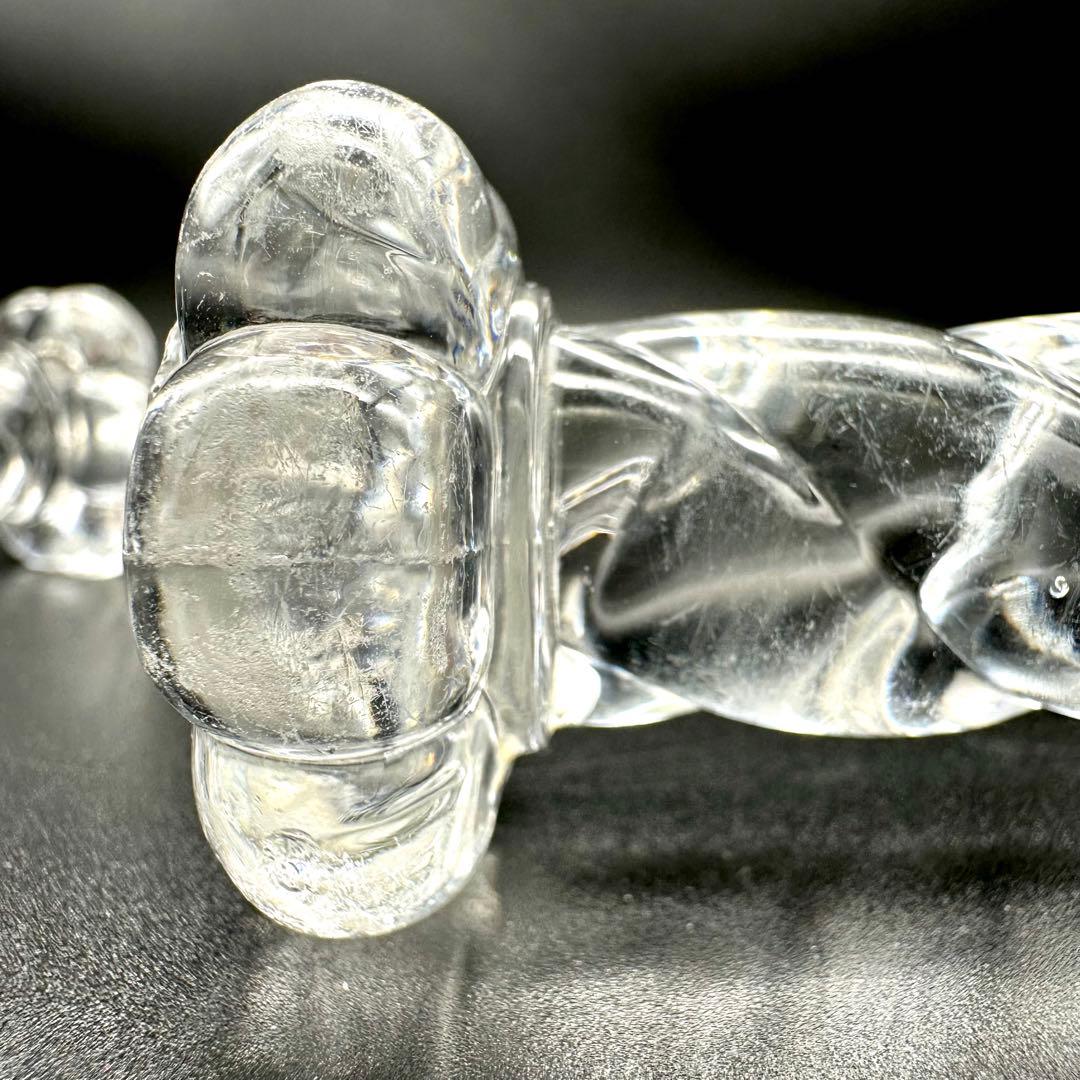 【希少】オールドバカラ カトラリーレスト 箸置き クリスタル 3個セット