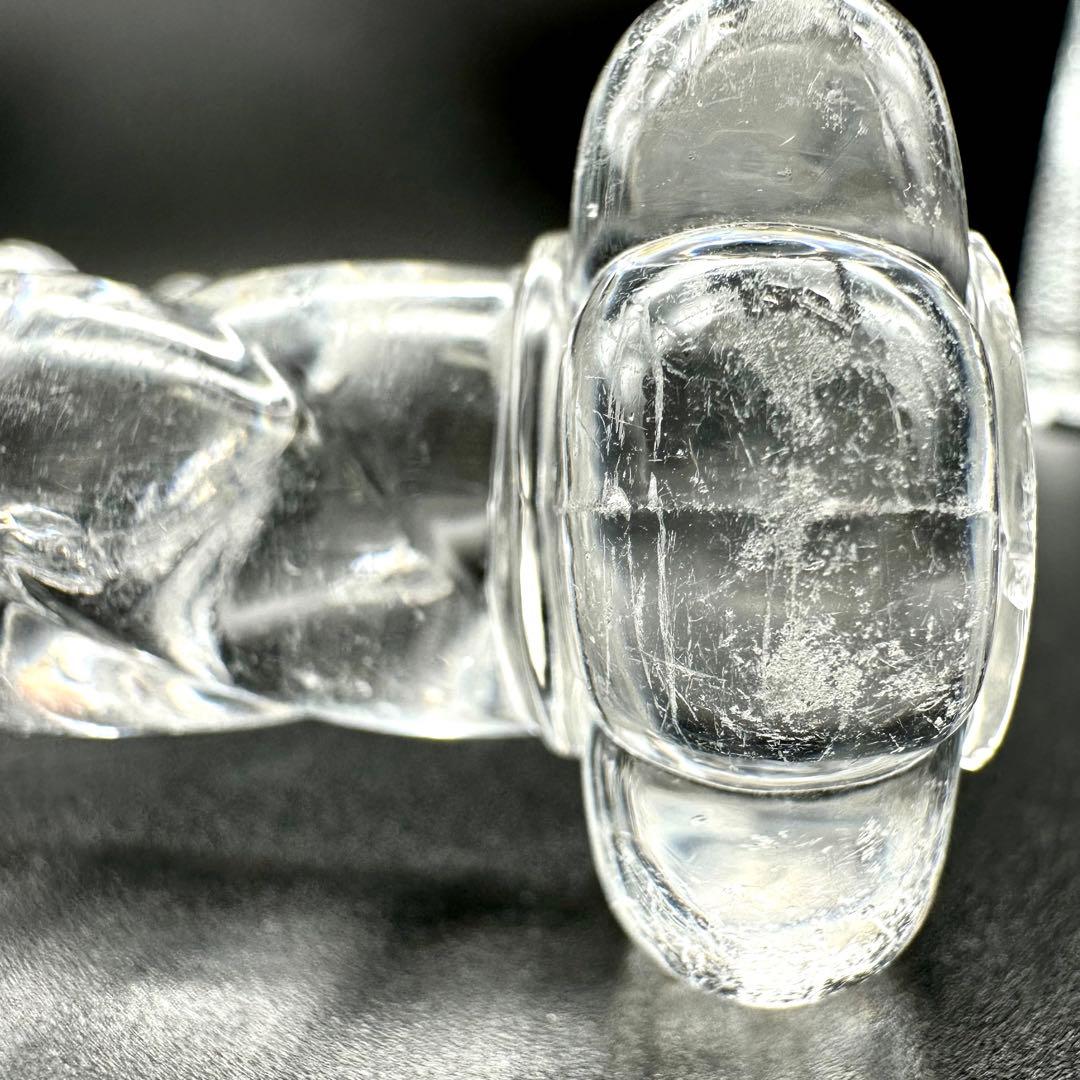 【希少】オールドバカラ カトラリーレスト 箸置き クリスタル 3個セット