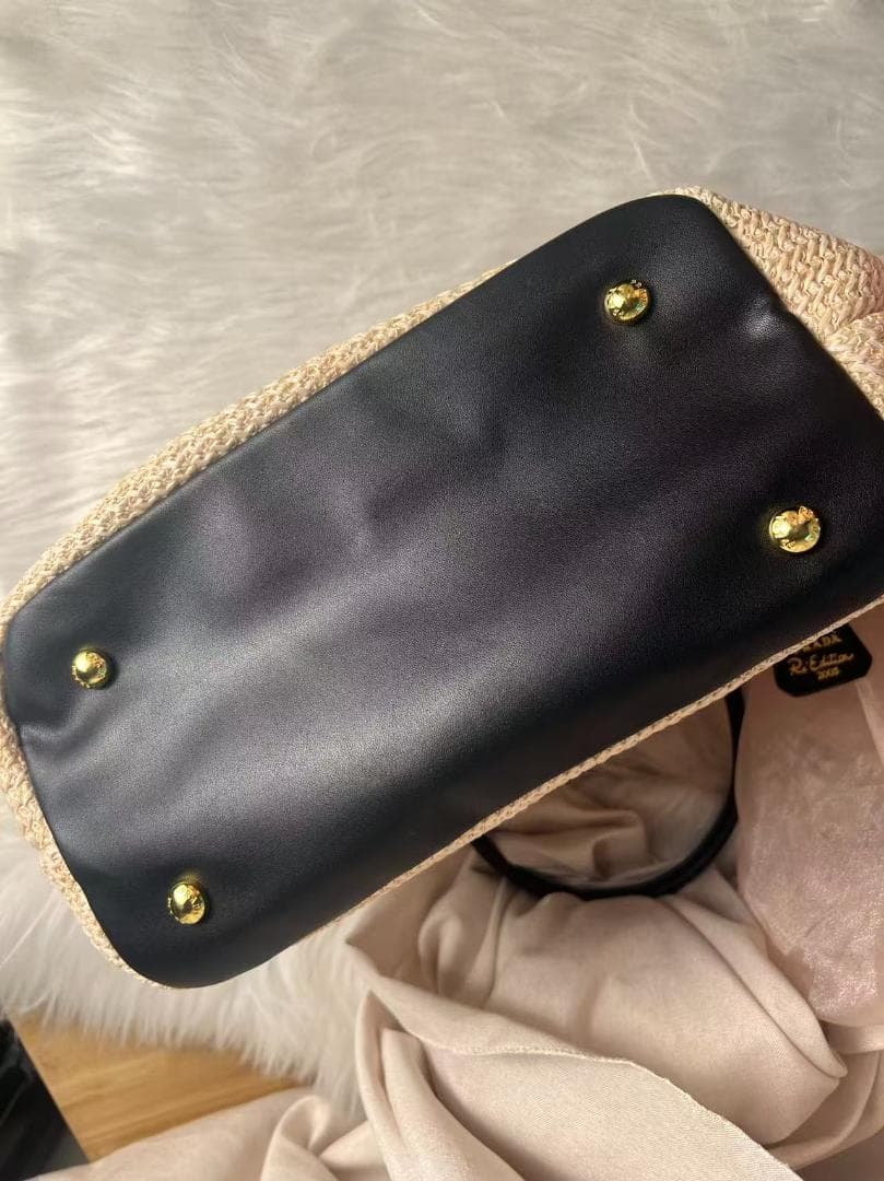 ノベルティ トートバッグ レディース 美品 かごバッグ