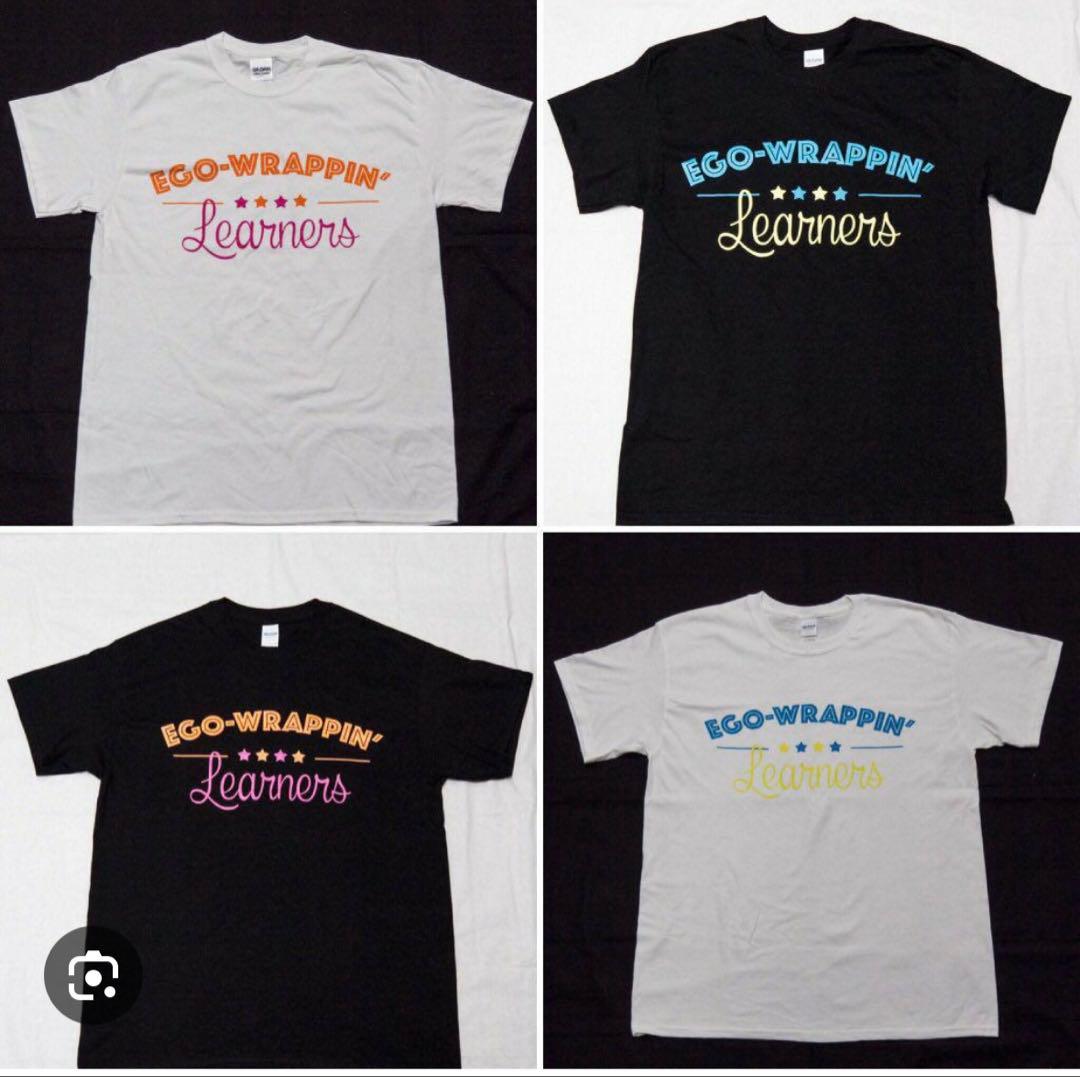 EGO-WRAPPIN' vs LEARNERS Tシャツ (ブラック)