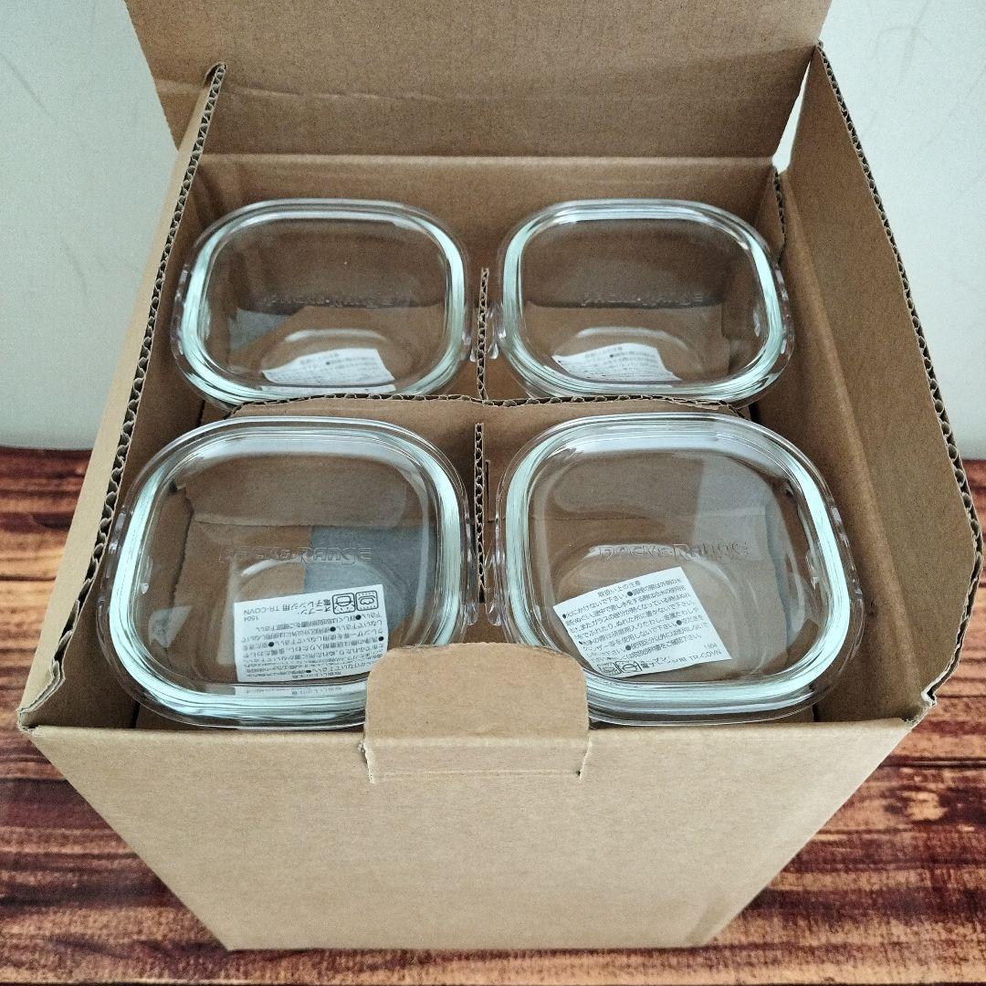 iwaki　イワキ　耐熱ガラス　パック&レンジ　８点セット　クリア　新品　未使用