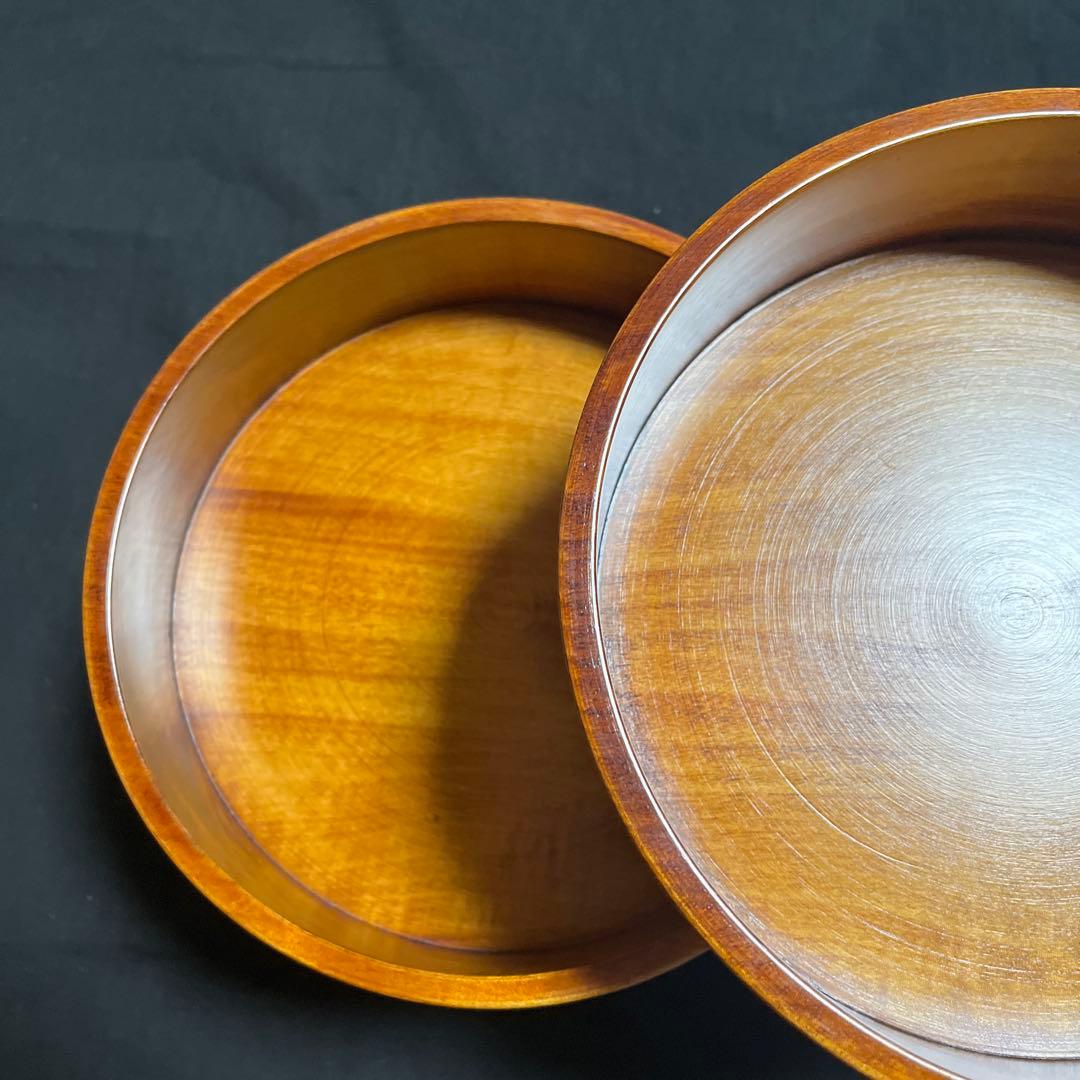 岡山　烏城彫　竹仙　3段重ね