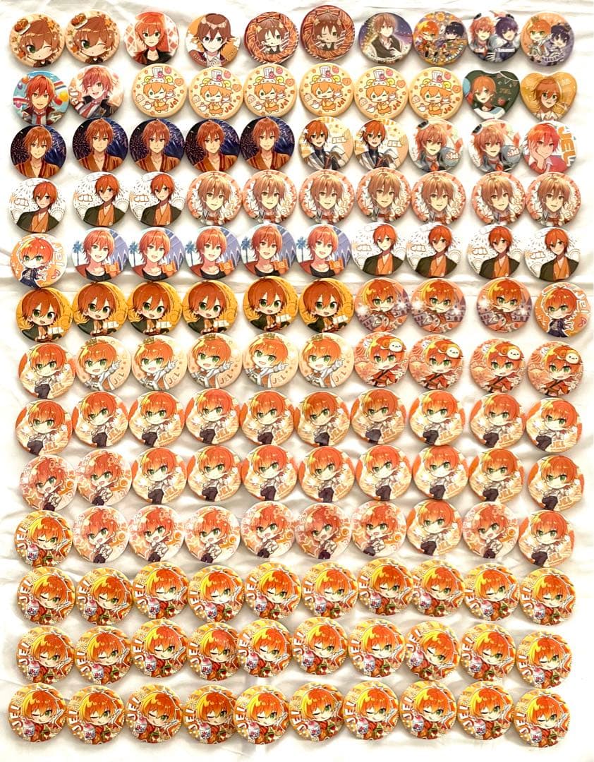 【値下げ！】◆すとぷり ジェルくん 缶バッジ 130個まとめ売り ◆