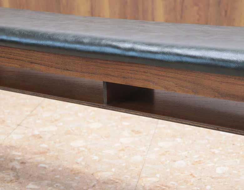 スリムスツールロング 棚付き 合皮 木製 英国 アンティーク オーク