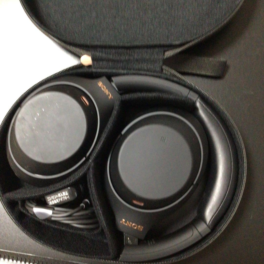 M*l様 (w7-112)SONY ワイヤレスヘッドホン 収納ケース付き 動作未