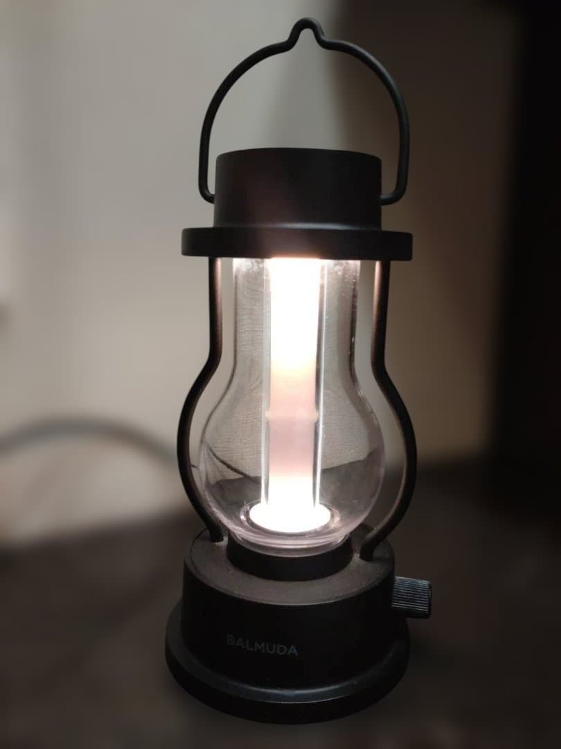 バルミューダ ザ・ランタン ポータブルLEDランタン ブラック L02A-BK