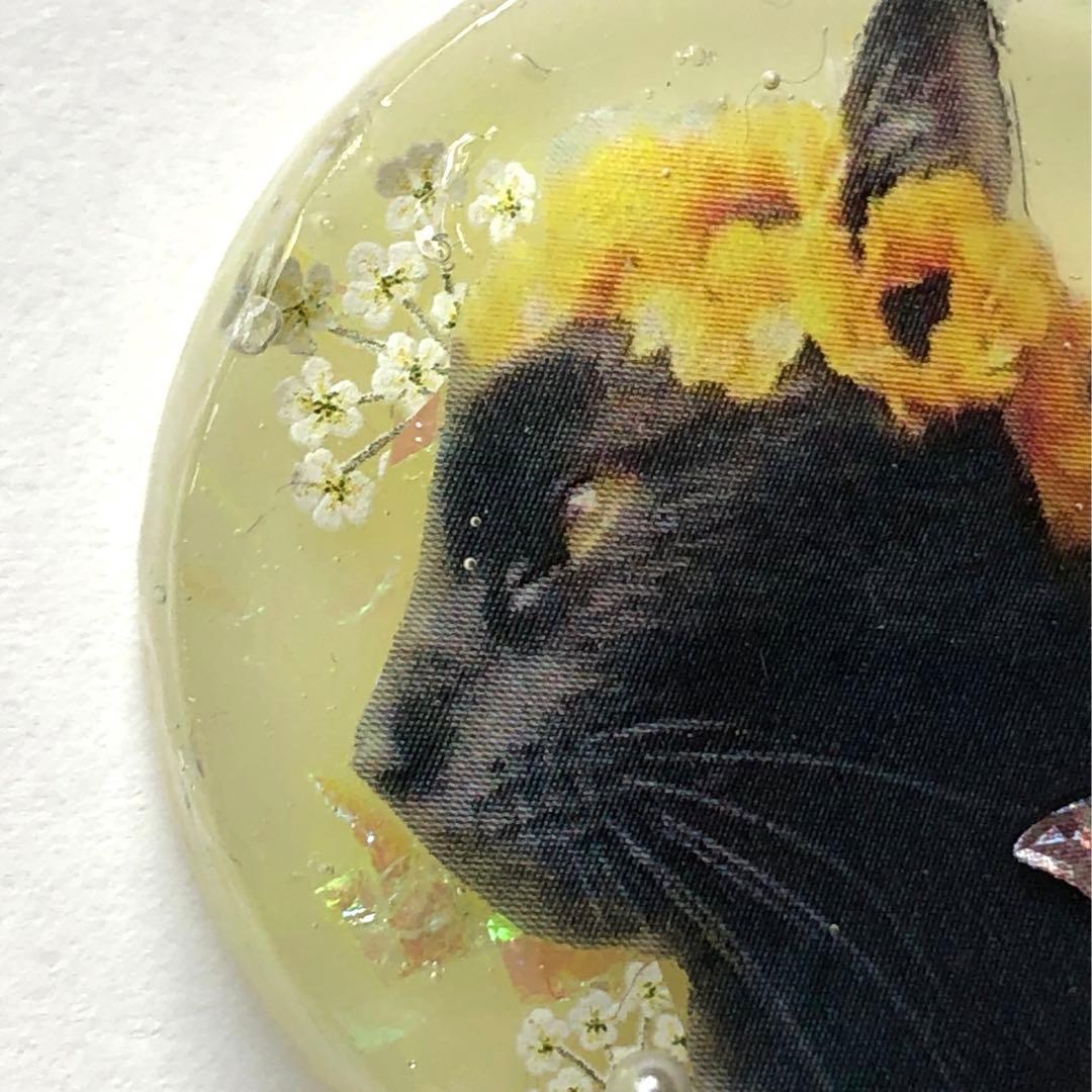 レジンヘアゴムNO.299♡おすまし猫ちゃん