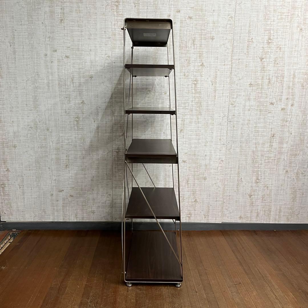 【アンティーク】アイアンフレーム 木製天板 シェルフ 飾り棚 インダストリアル