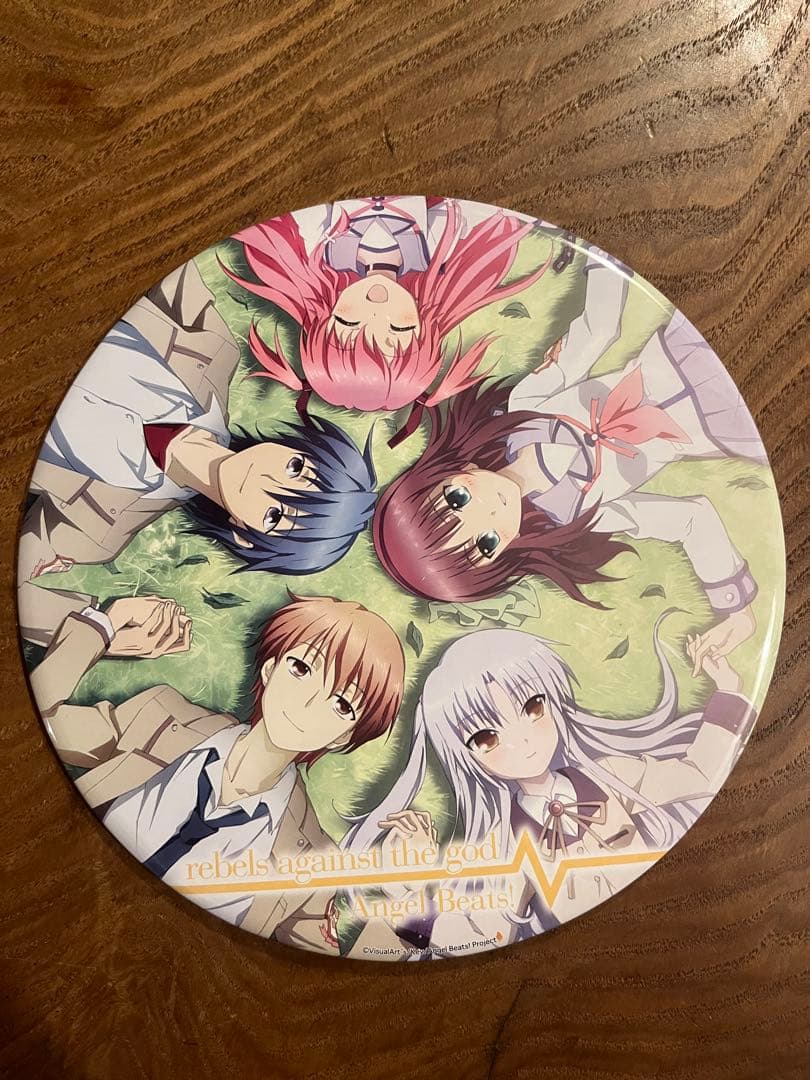 アニくじ Angel Beats! A賞 特大 缶バッジ　集合