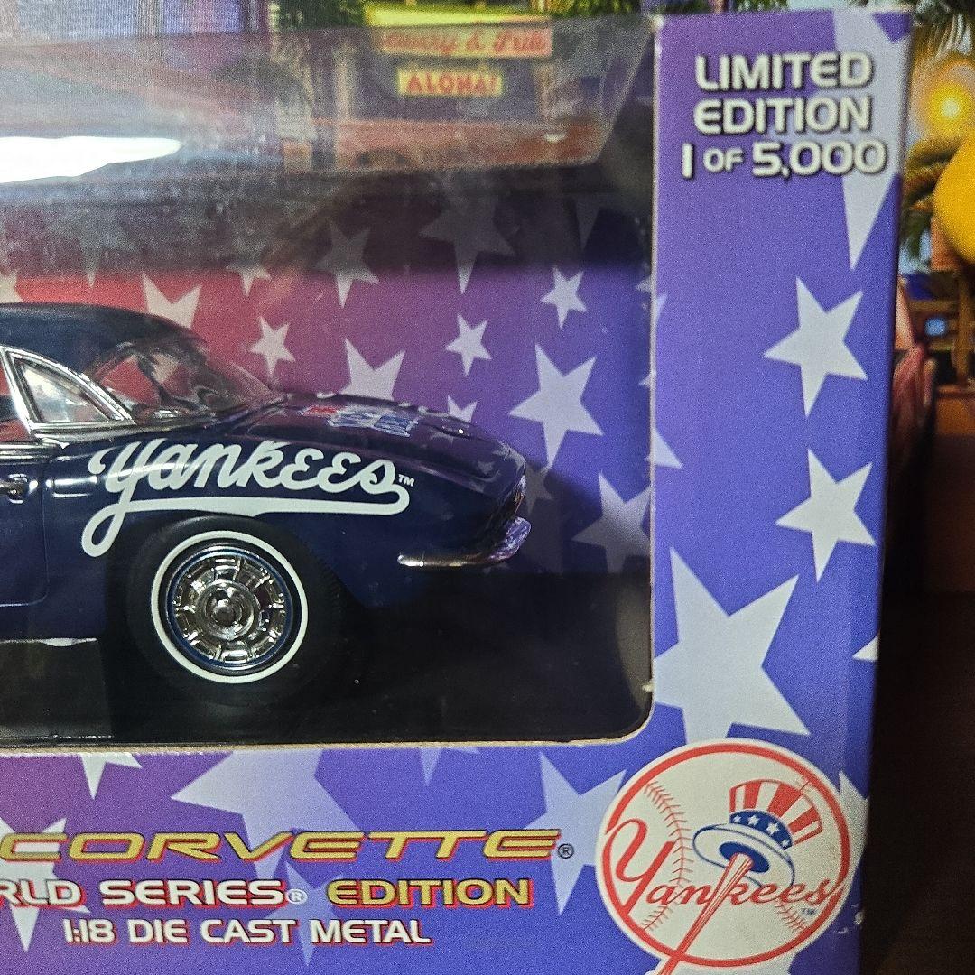 シボレーコルベット1961 Corvette Yankees 限定版 1:18