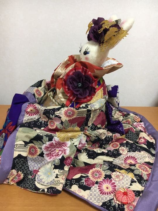 おいらん　花魁風 ウサギのお人形
