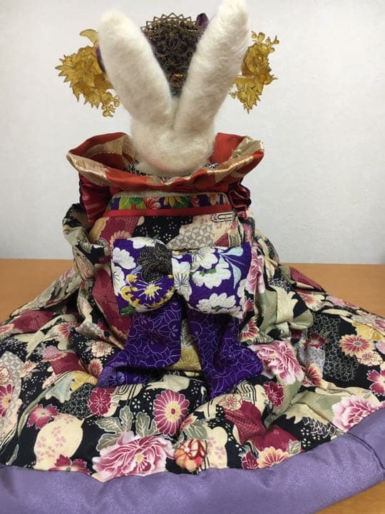 おいらん　花魁風 ウサギのお人形