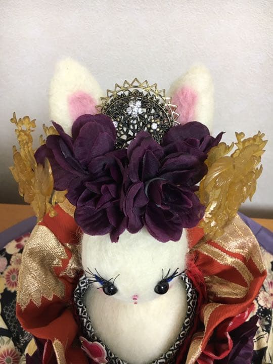 おいらん　花魁風 ウサギのお人形