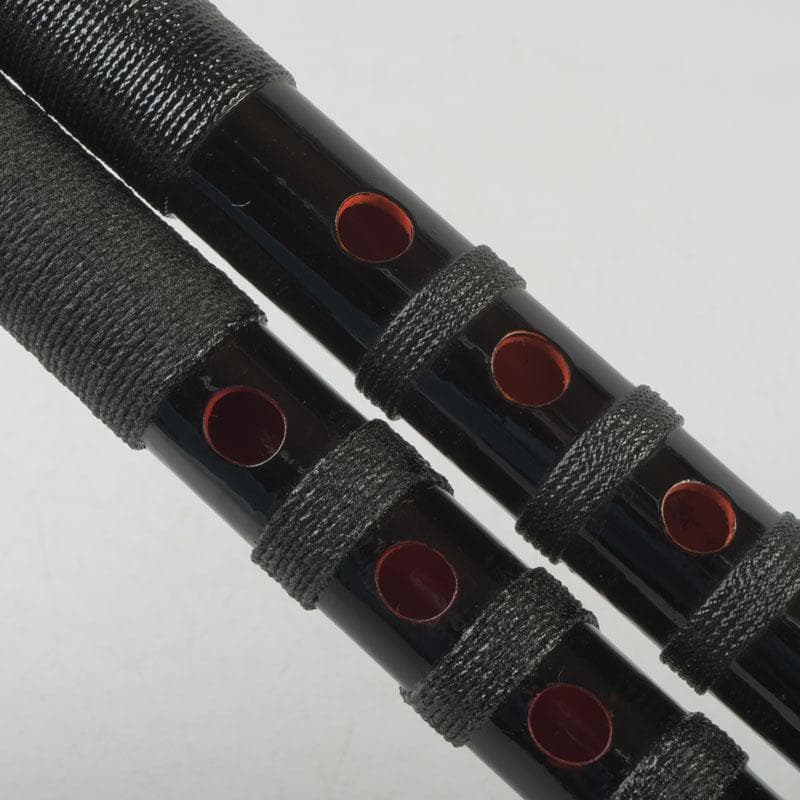 和楽器　木管楽器　横笛　竹笛　二本まとめて　袋付　N　A41