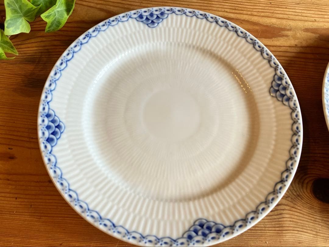 ロイヤルコペンハーゲン　ブループリンセス　19デザートプレート×2