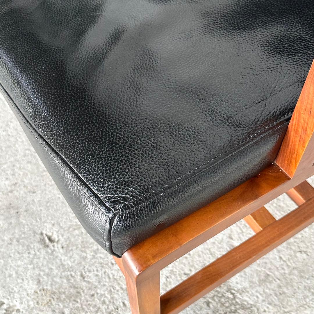 ♡天然革×ウォールナット♡ 2Pソファ 北欧ヴィンテージ シギヤマ家具工業