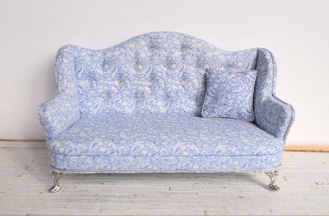 シズ❀ 1/12カウチソファ▪️1/8ウィングチェア3人用