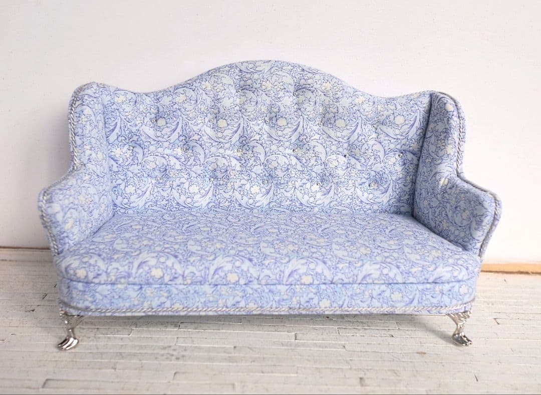 シズ❀ 1/12カウチソファ▪️1/8ウィングチェア3人用