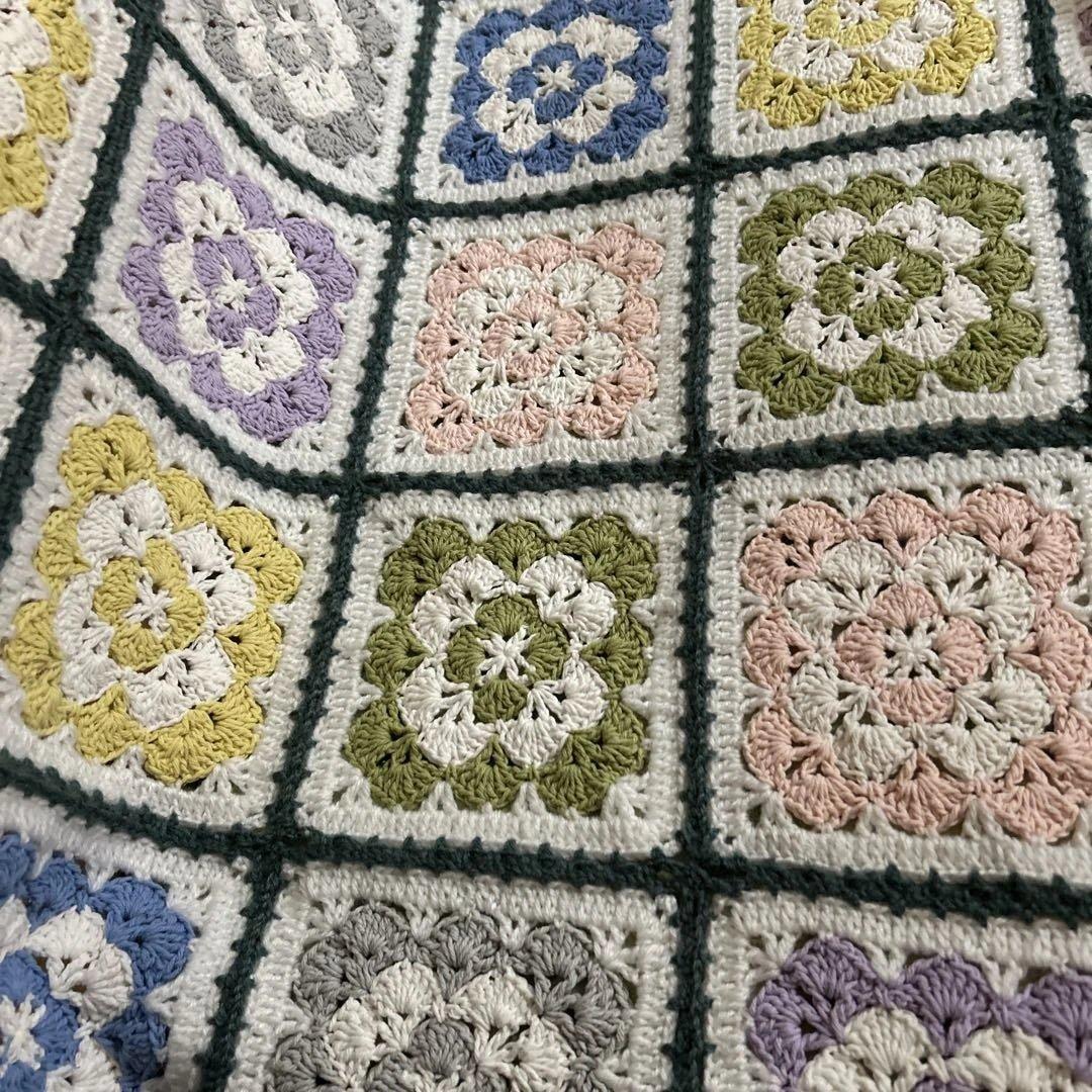 手編み　♡マルチカバー♡