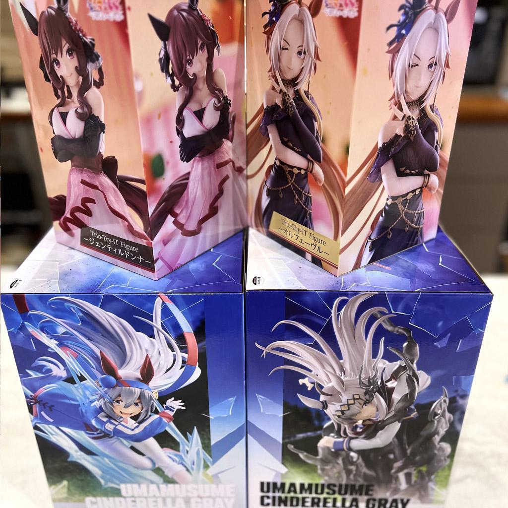 【ラウンドワン限定】含む ウマ娘 フィギュア4体セット　★新品未開封