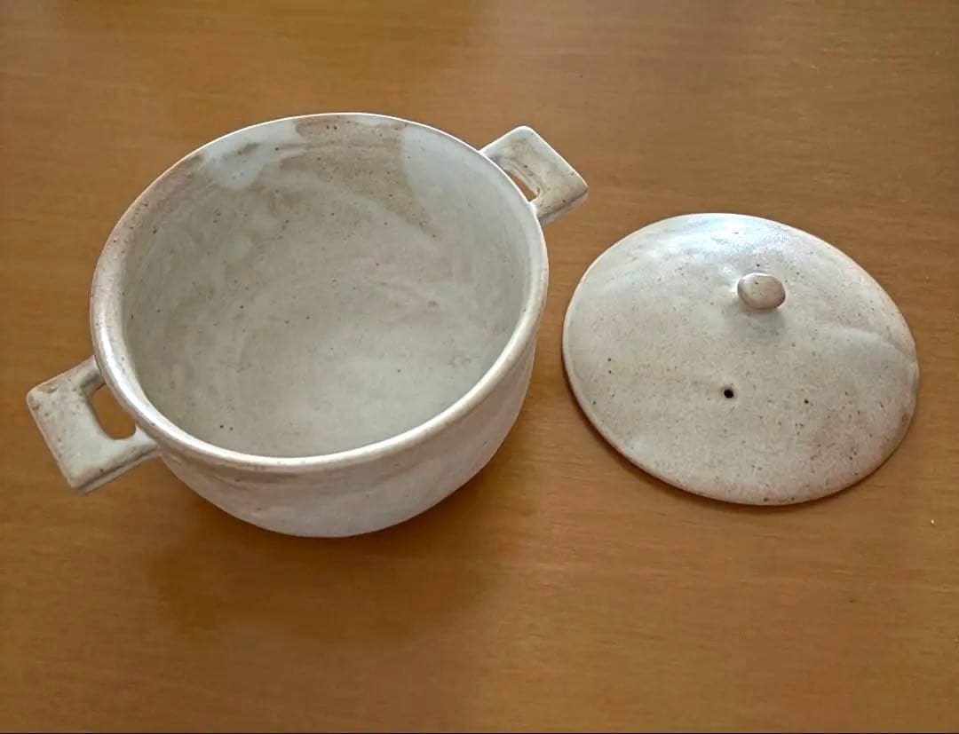 【未使用】深田容子さん　土鍋　蓋物