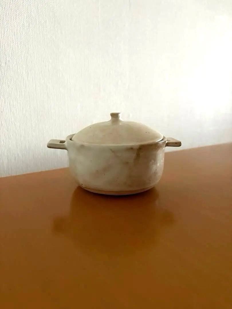 【未使用】深田容子さん　土鍋　蓋物