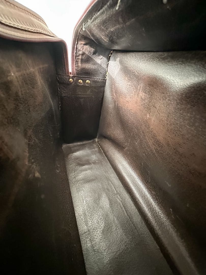 PAPINI 本革 ショルダーバッグ イタリア製 茶 カメラバッグ