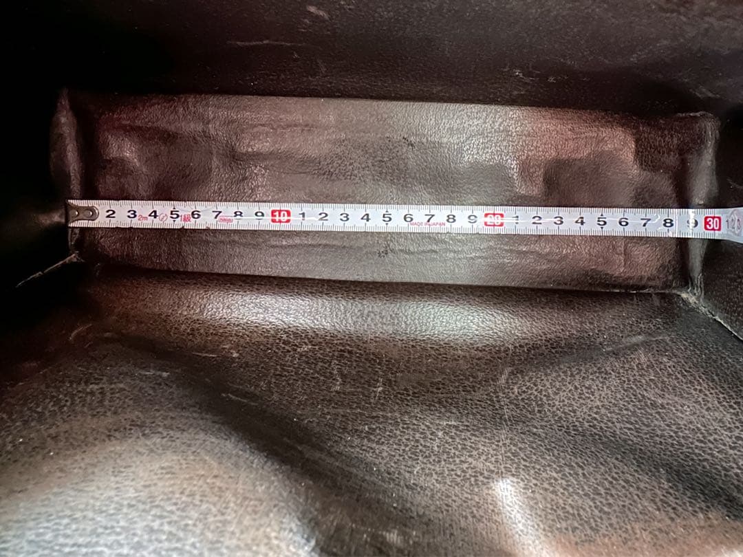 PAPINI 本革 ショルダーバッグ イタリア製 茶 カメラバッグ