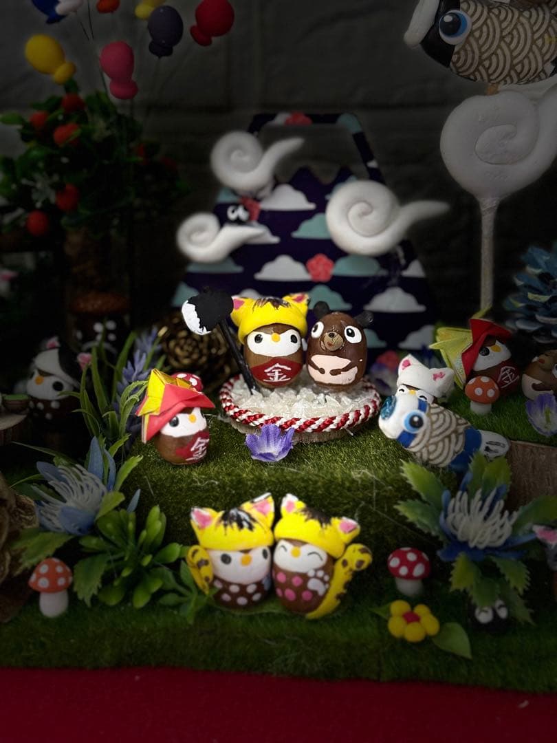 どんぐりアート♡2025年度　端午の節句BIGオブジェ♡