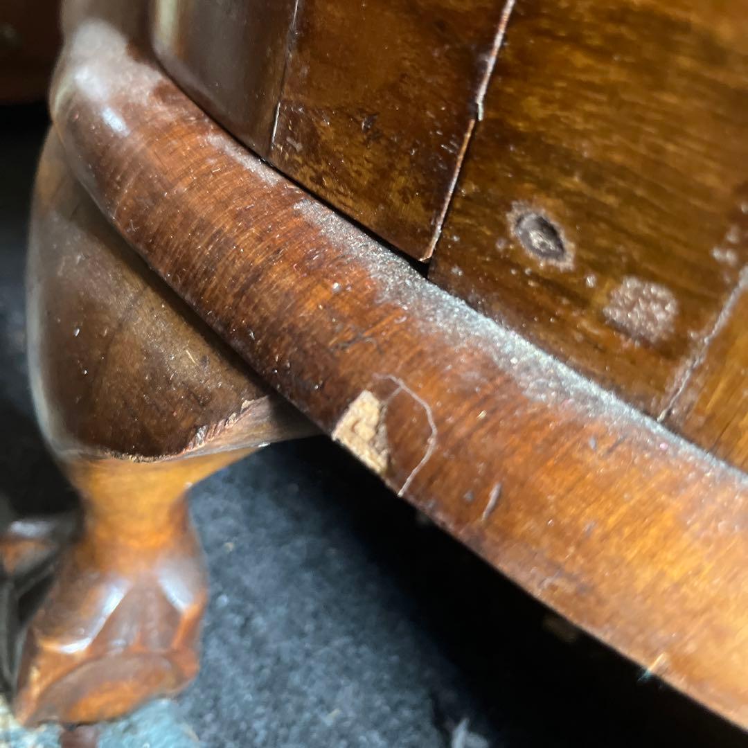 ガラスキャビネット インテリア 棚 猫脚 アンティーク ビンテージ