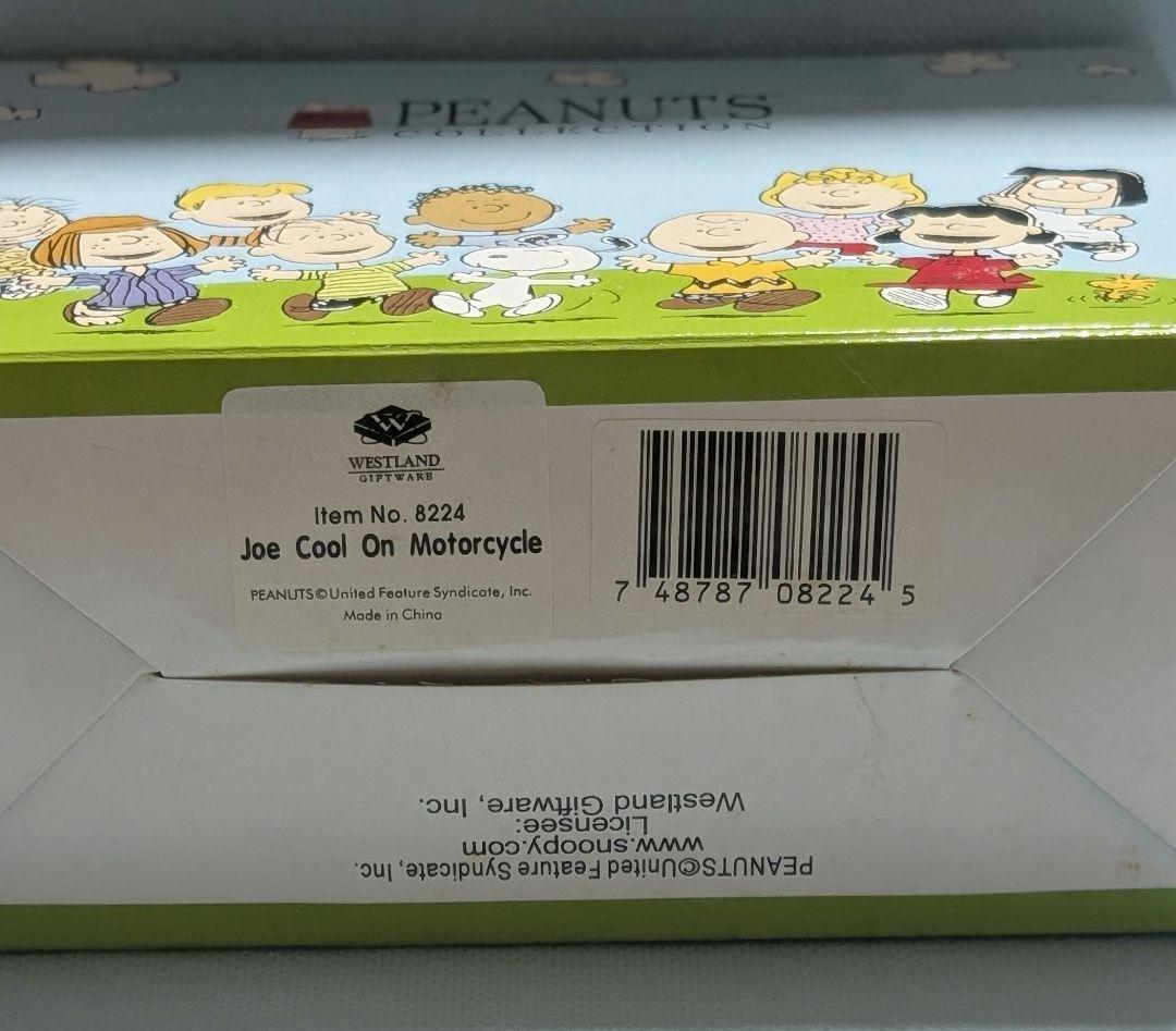 希少！SNOOPY　ジョー・クール　モーターサイクル　タグ付き未使用　レトロ