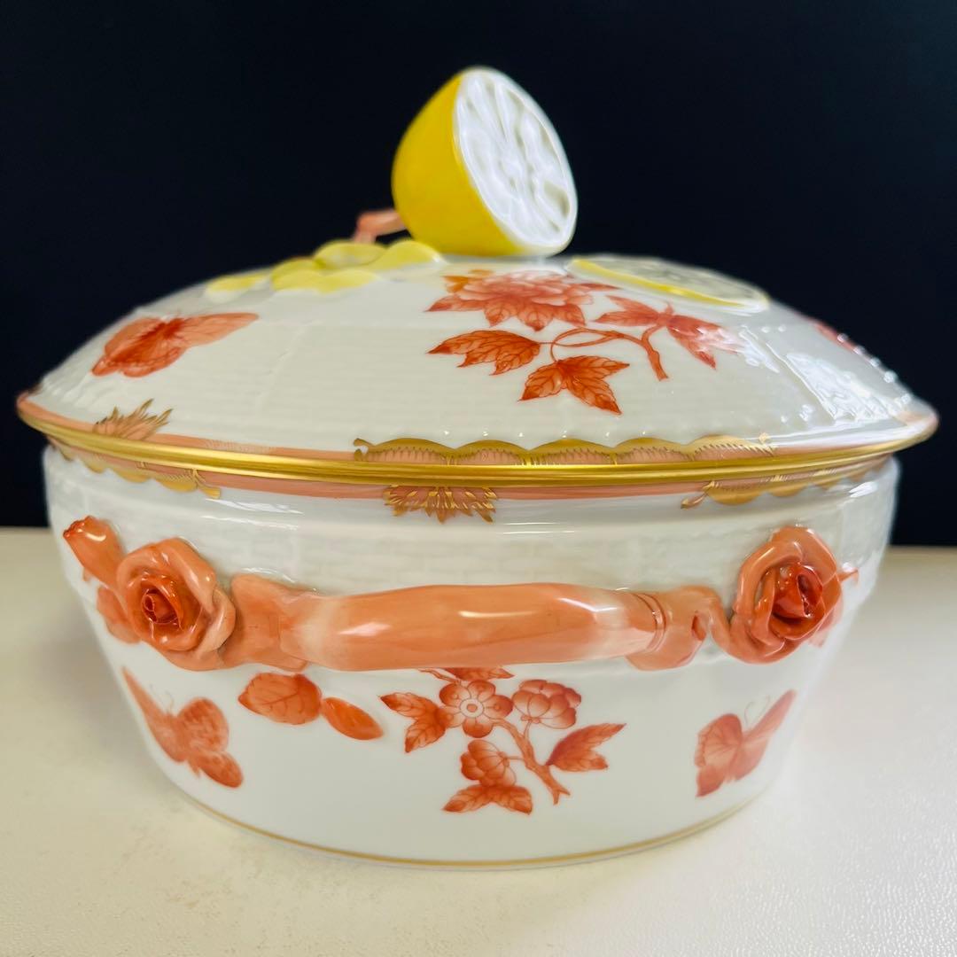 ヘレンド     ヴィクトリアオレンジ　レモン付き　チューリン