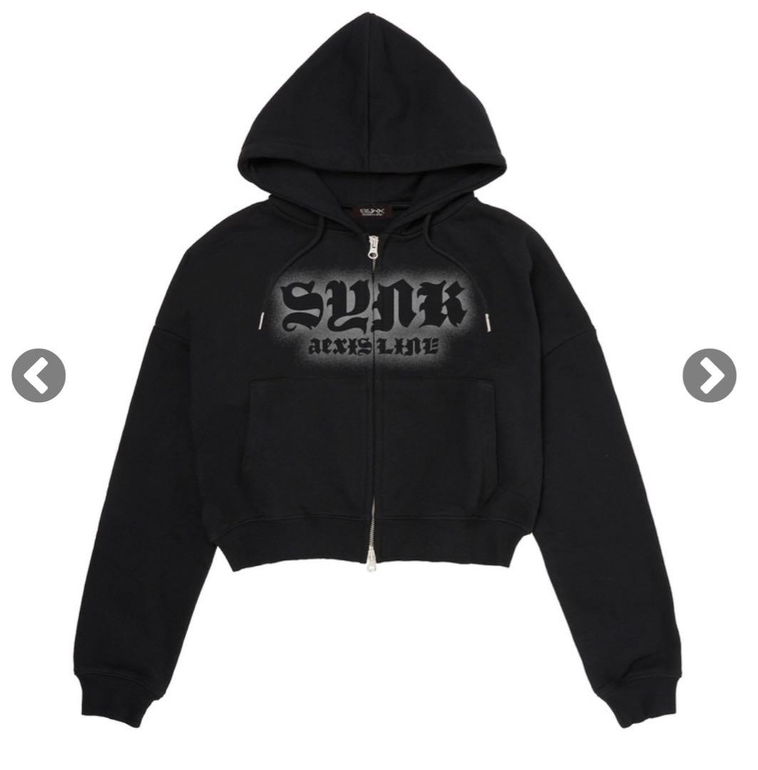 aespa エスパ ジップアップパーカー クラップド