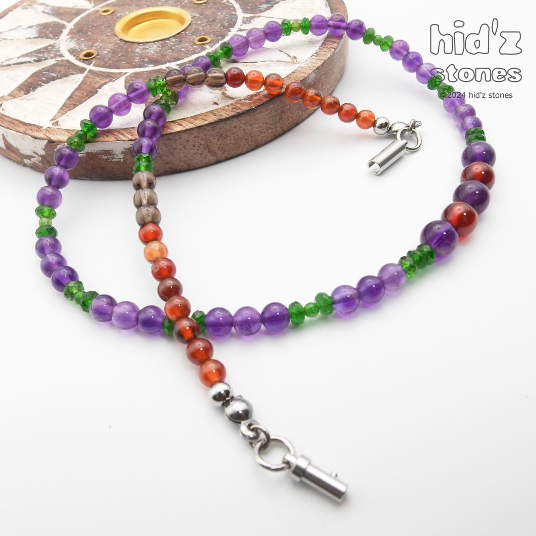 ◆一点もの天然石ネックレス:BySC-018