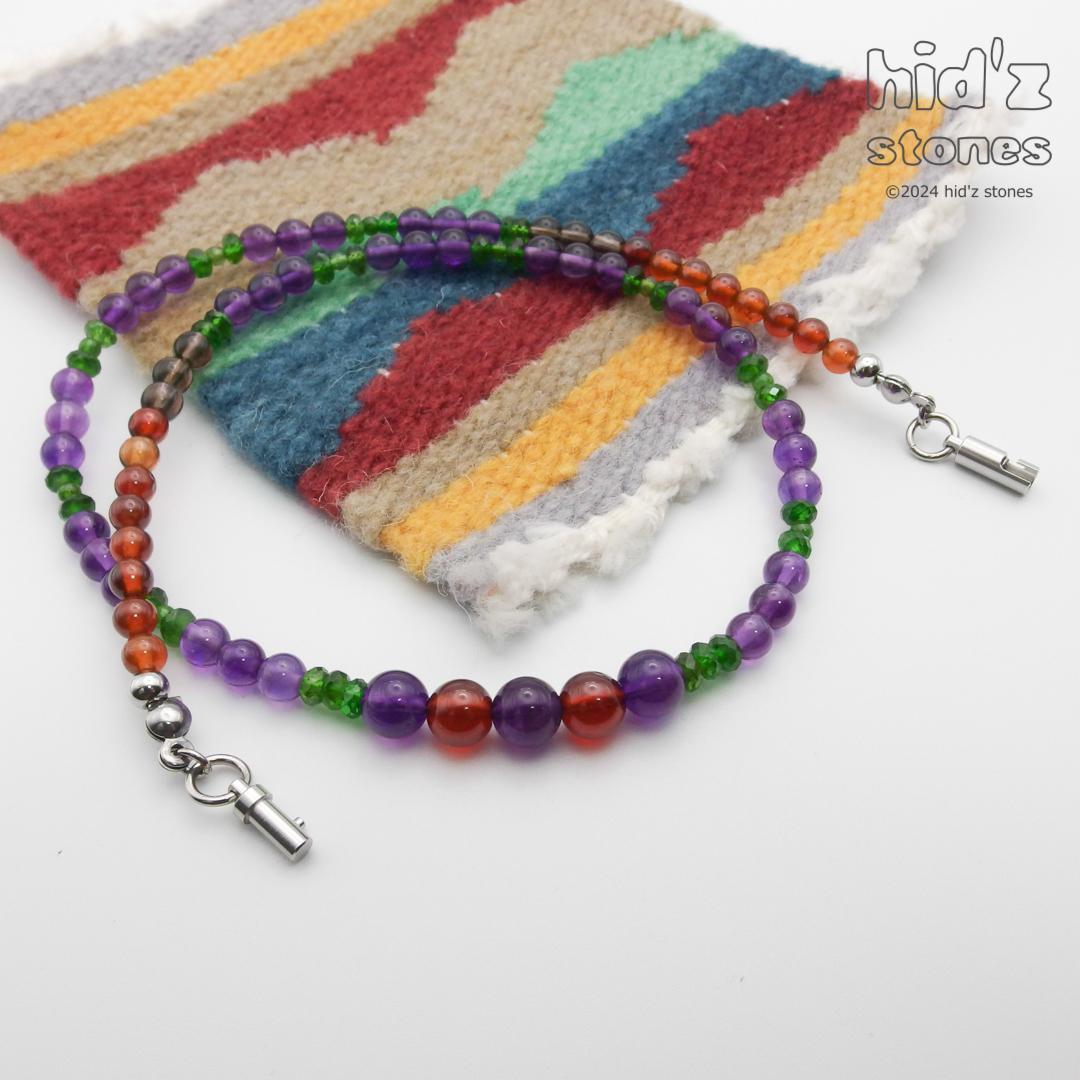 ◆一点もの天然石ネックレス:BySC-018