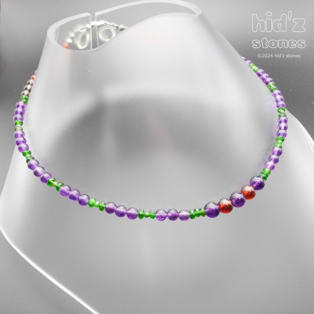 ◆一点もの天然石ネックレス:BySC-018