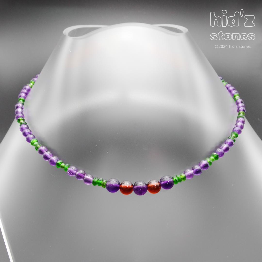 ◆一点もの天然石ネックレス:BySC-018