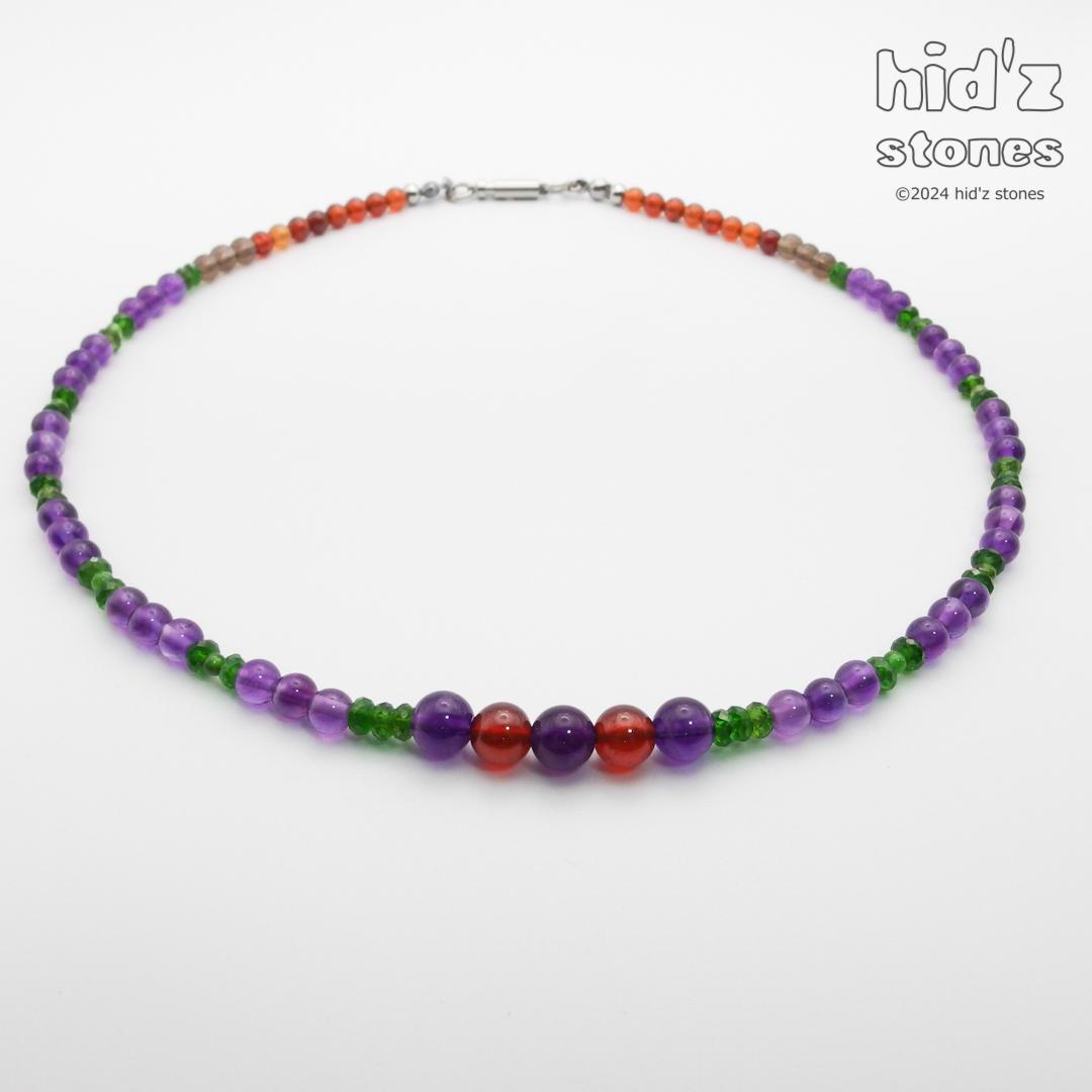 ◆一点もの天然石ネックレス:BySC-018