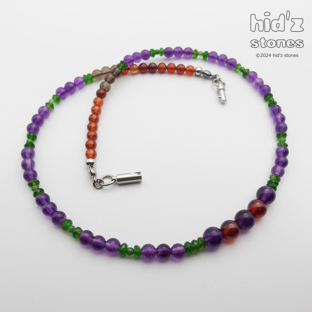 ◆一点もの天然石ネックレス:BySC-018