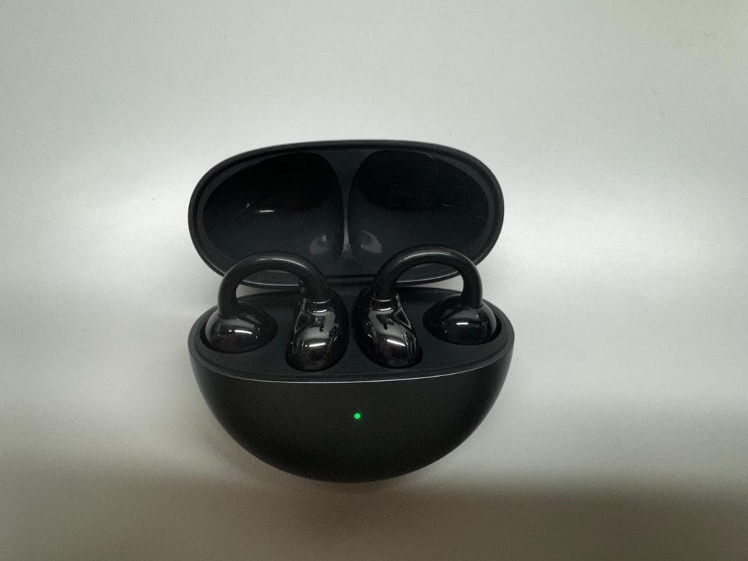 【動作良好】HUAWEI FreeClip ブラック ワイヤレスイヤホン