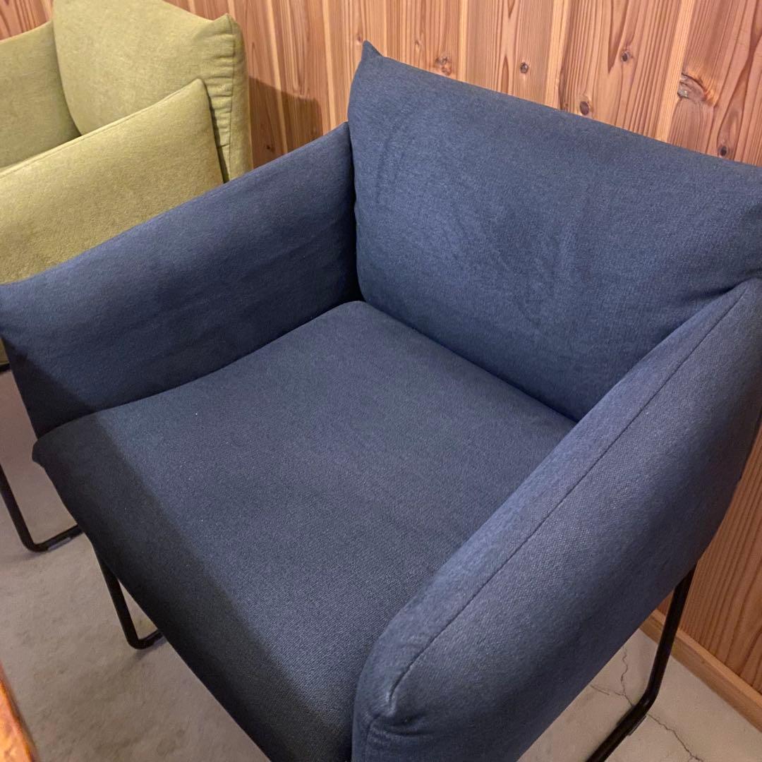 LINEA JAPAN ドメニカ モダンイエロー　1人掛けソファ