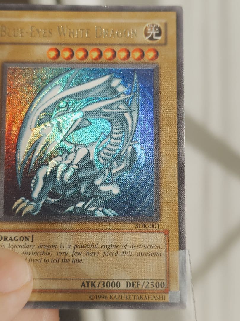 遊戯王　北米　青眼の白龍sdk 　wave