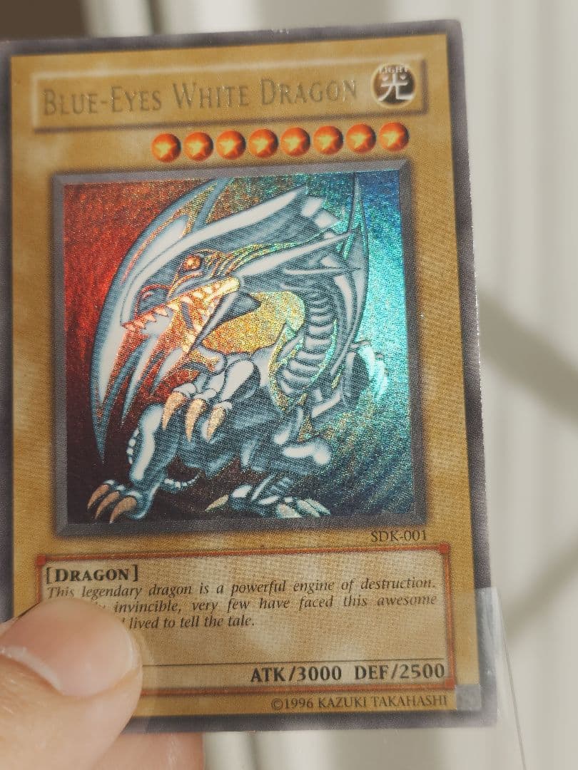 遊戯王　北米　青眼の白龍sdk 　wave