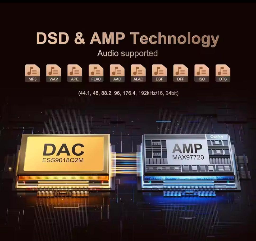 ■Oilsky M308HifiMP3プレーヤーアンドロイドDAPほぼ新品未使用