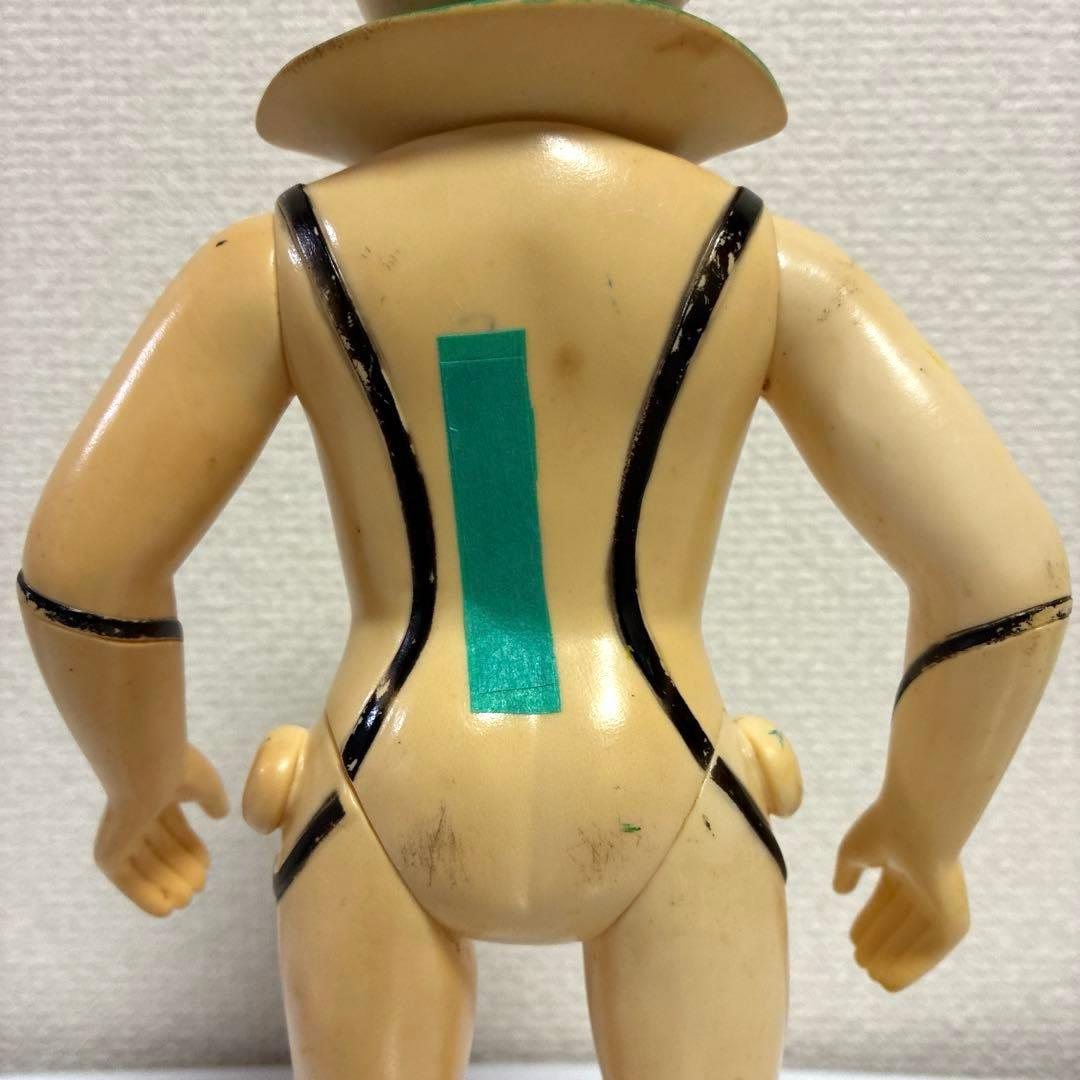 ブルマァク 新造人間キャシャーン 当時物 ソフビ 約29cm [記名あり]