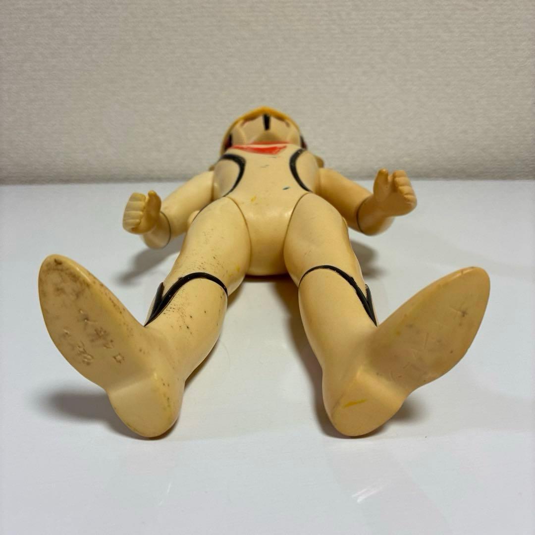 ブルマァク 新造人間キャシャーン 当時物 ソフビ 約29cm [記名あり]