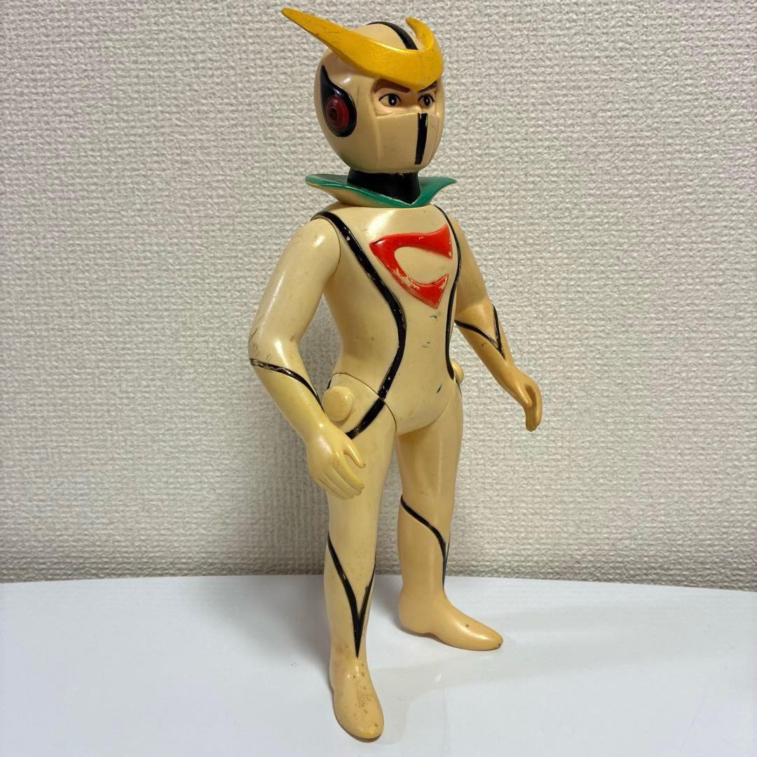 ブルマァク 新造人間キャシャーン 当時物 ソフビ 約29cm [記名あり]