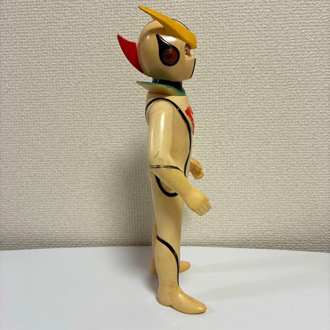 ブルマァク 新造人間キャシャーン 当時物 ソフビ 約29cm [記名あり]